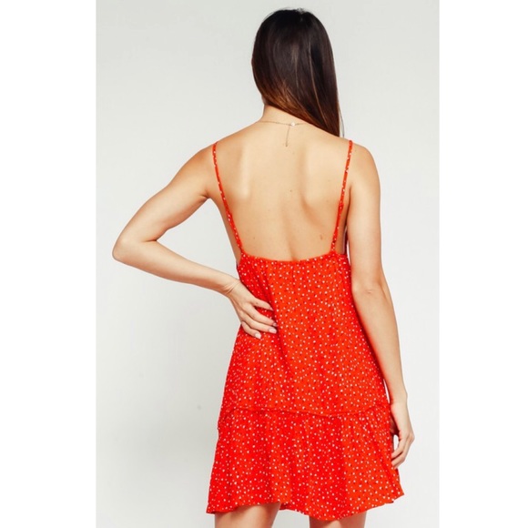 NWT Red Floral Sundress - Picture 4 of 9